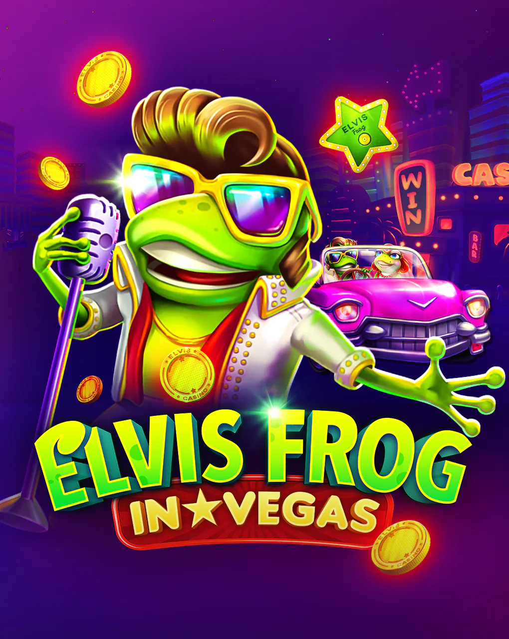 Elvis Frog In Vegas - HUNIAN138